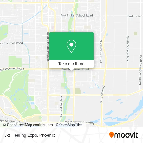 Az Healing Expo map