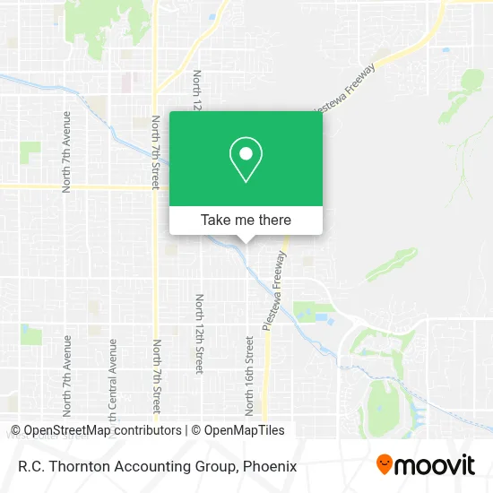 R.C. Thornton Accounting Group map