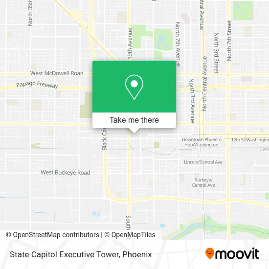 State Capitol Executive Tower map