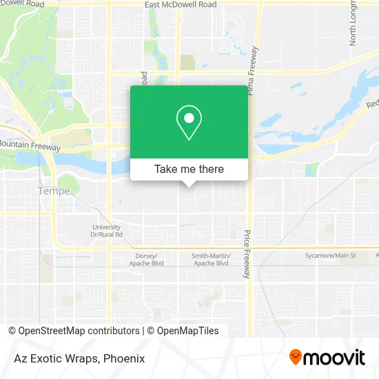 Az Exotic Wraps map