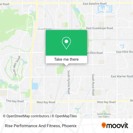 Rise Performance And Fitness map