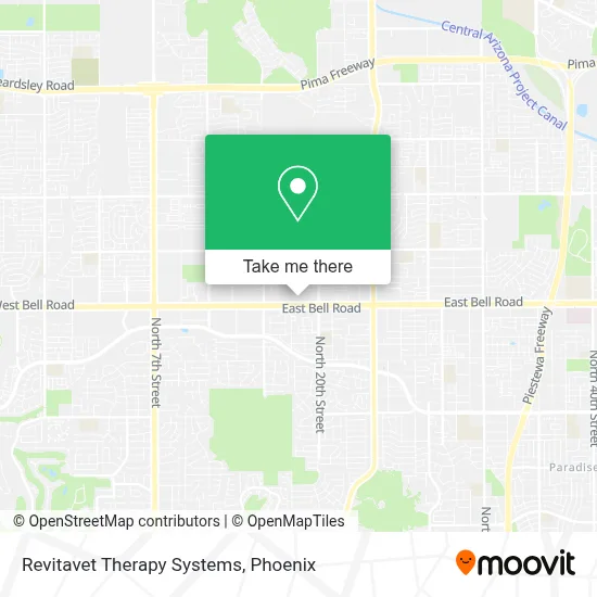 Revitavet Therapy Systems map