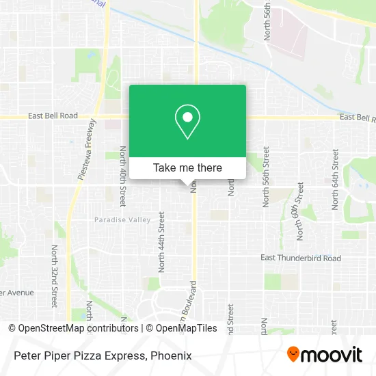 Peter Piper Pizza Express map