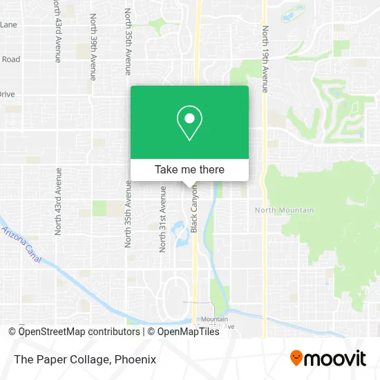 The Paper Collage map