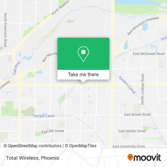 Total Wireless map