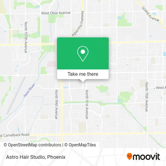 Astro Hair Studio map