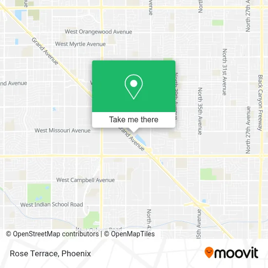 Rose Terrace map