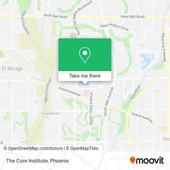 The Core Institute map