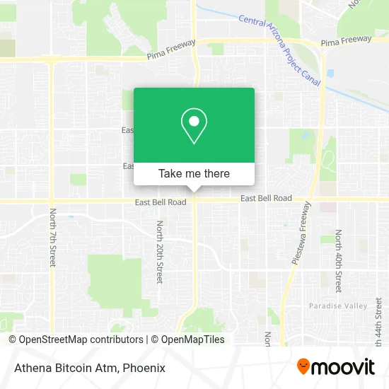 Athena Bitcoin Atm map