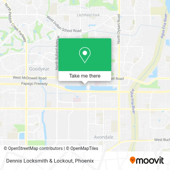 Dennis Locksmith & Lockout map