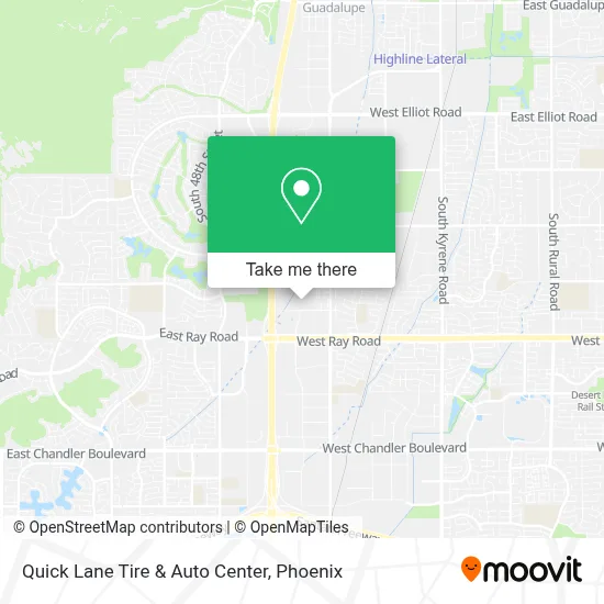 Quick Lane Tire & Auto Center map