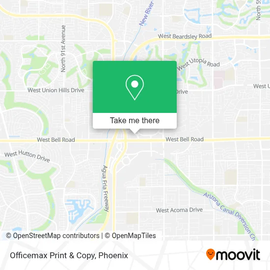 Officemax Print & Copy map