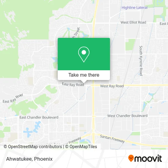 Ahwatukee map