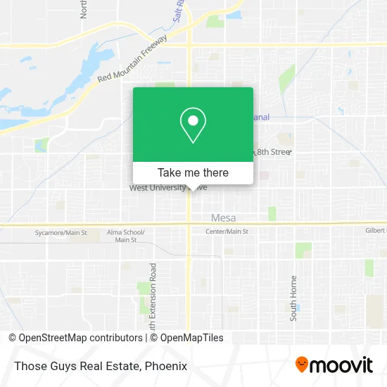 Those Guys Real Estate map