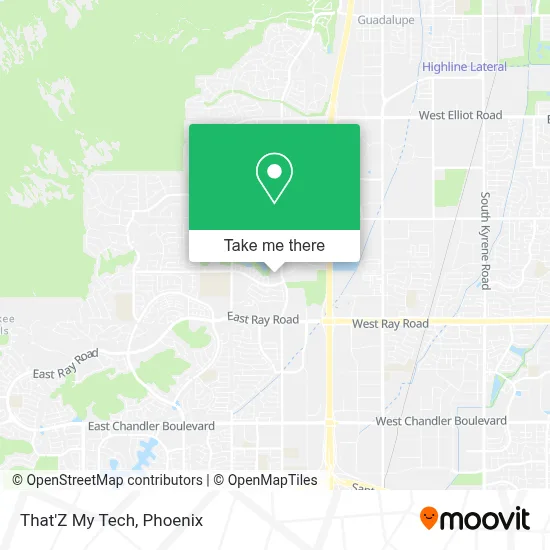 That'Z My Tech map