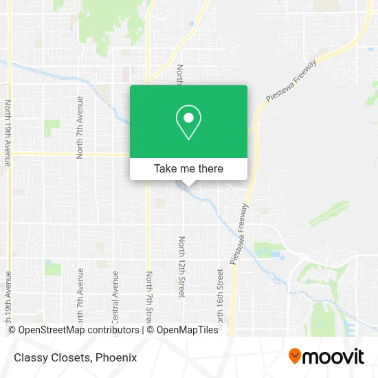 Classy Closets map