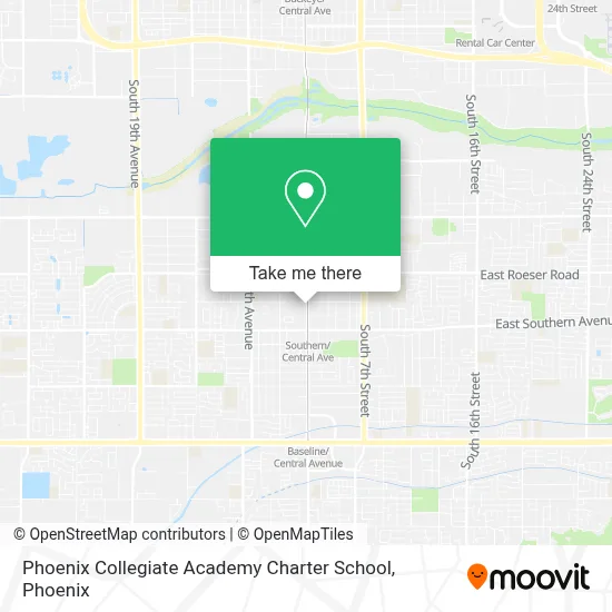Phoenix Collegiate Academy Charter School map