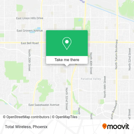 Total Wireless map
