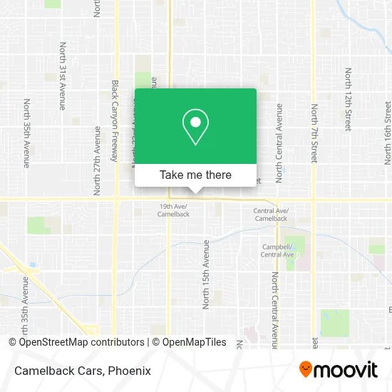Camelback Cars map