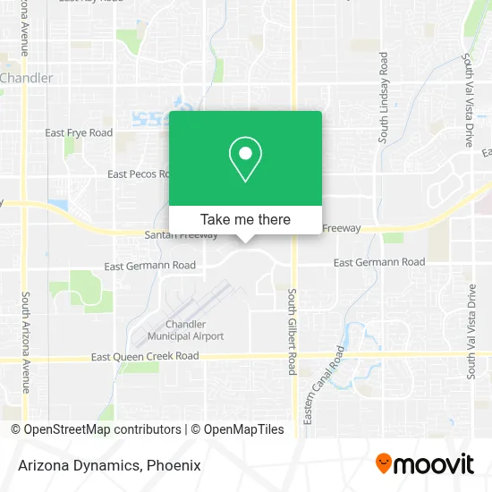 Arizona Dynamics map