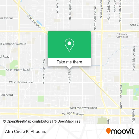 Atm Circle K map