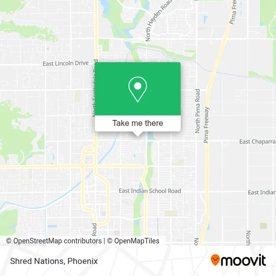 Shred Nations map