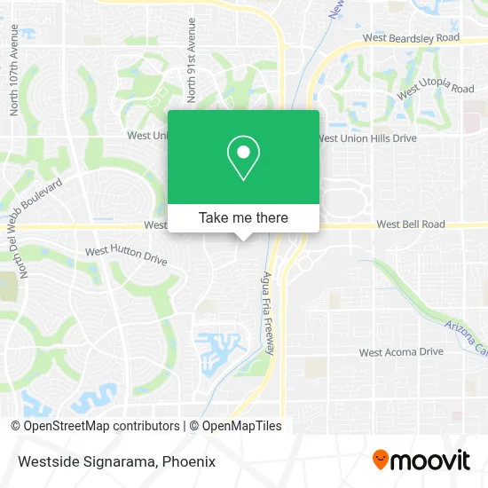 Westside Signarama map