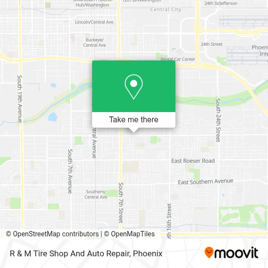 R & M Tire Shop And Auto Repair map