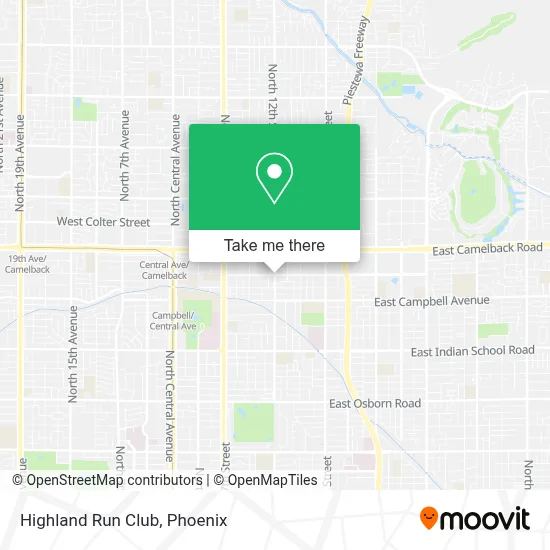 Highland Run Club map