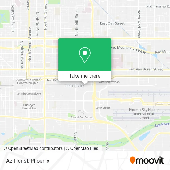 Az Florist map