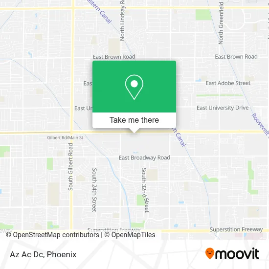 Az Ac Dc map