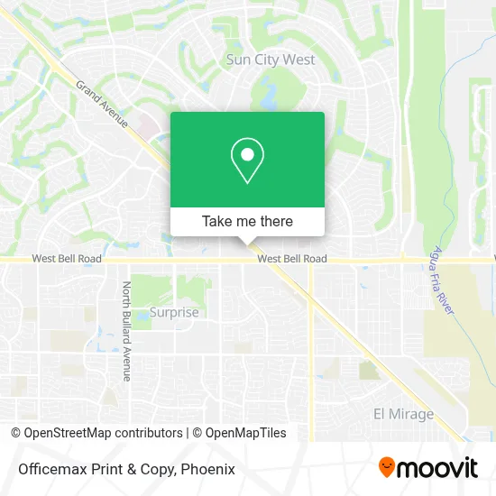 Officemax Print & Copy map