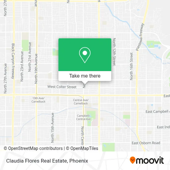 Claudia Flores Real Estate map