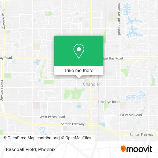 Baseball Field map