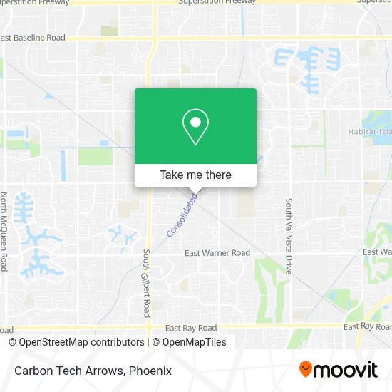Carbon Tech Arrows map