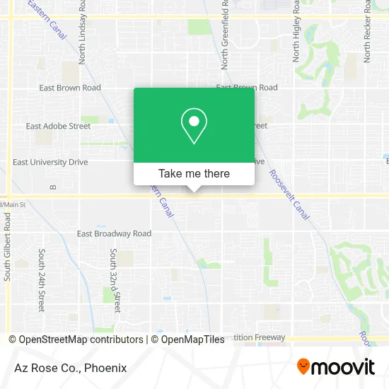 Az Rose Co. map