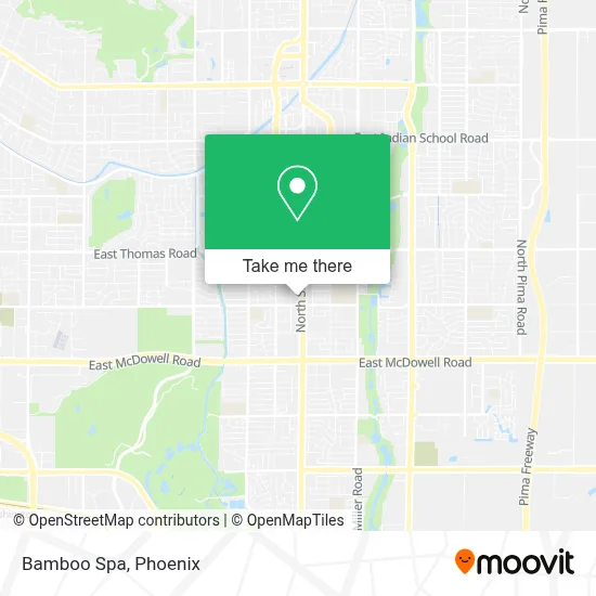 Bamboo Spa map
