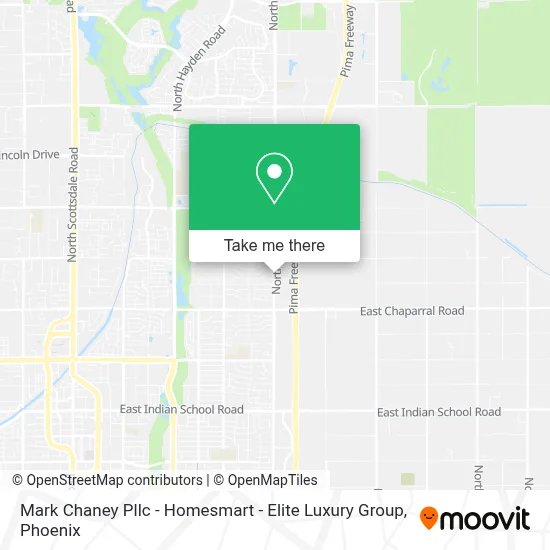 Mark Chaney Pllc - Homesmart - Elite Luxury Group map