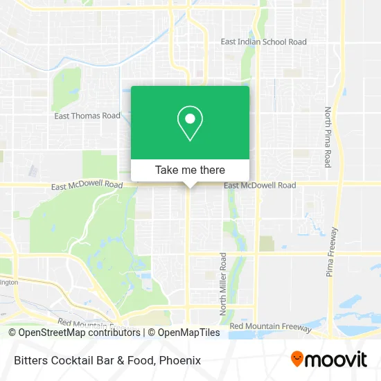 Bitters Cocktail Bar & Food map