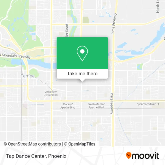 Tap Dance Center map