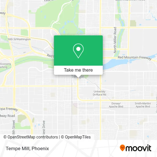 Tempe Mill map