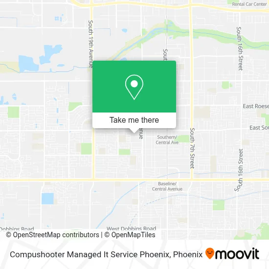 Compushooter Managed It Service Phoenix map