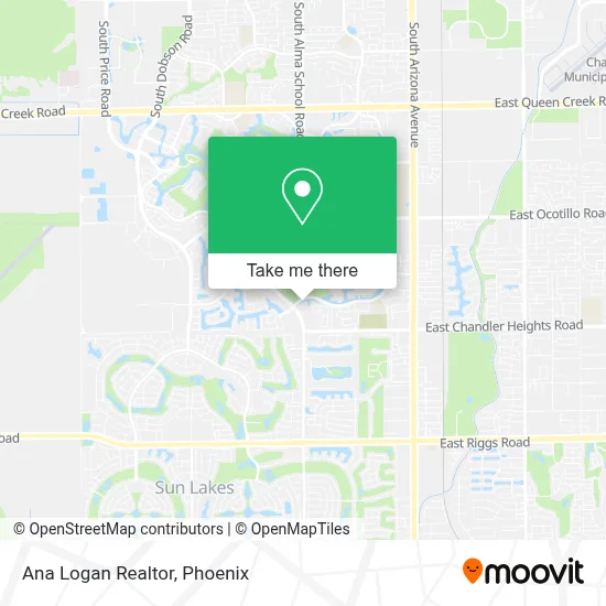 Ana Logan Realtor map
