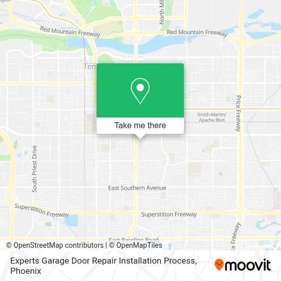 Experts Garage Door Repair Installation Process map
