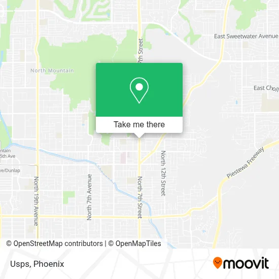 Usps map