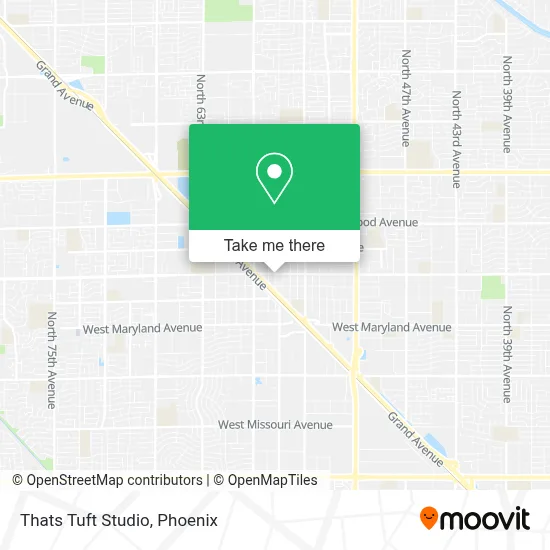 Thats Tuft Studio map