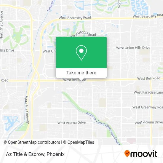 Az Title & Escrow map