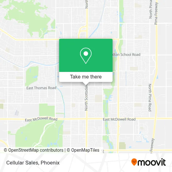 Cellular Sales map