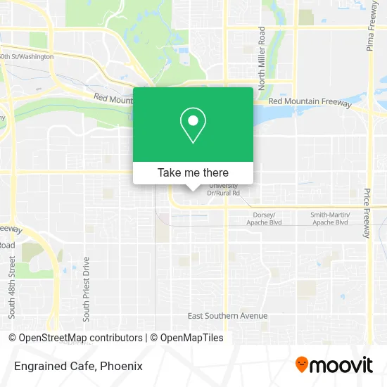 Engrained Cafe map