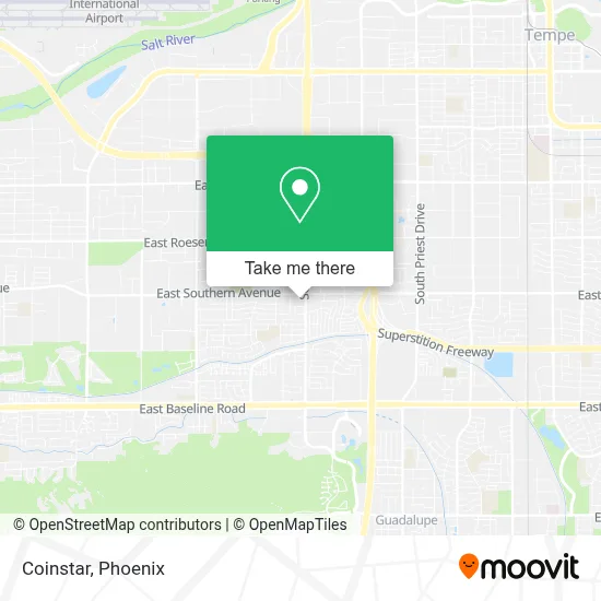 Coinstar map